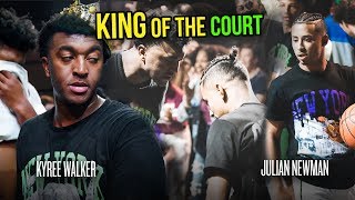 quotI Should Be Wearing That Crownquot Julian Newman vs Jalen Suggs amp Kyree Walker In King Of The Court [upl. by Chang916]