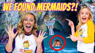 We Found a Secret Cave with Real Mermaids Fun Squad Family [upl. by Nelehyram]