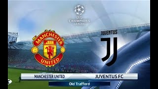 PES 2018  Manchester United vs Juventus  UEFA Champions League  Gameplay PC [upl. by Hanoy]