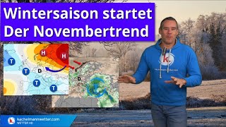 Wintersaison startet  der erste Novemberwettertrend [upl. by Benisch]