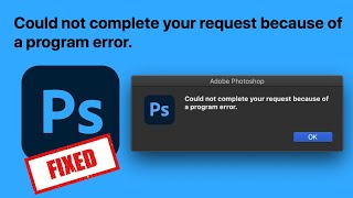 SOLVED Could not Complete your Request Because of a Program Error [upl. by Bohun]