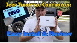 Wake Up Your Jeep  HiKeit X9 Throttle Controller install Jeep Wrangler JK [upl. by Waiter465]