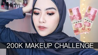 200K MAKEUP CHALLENGE Bahasa Indonesia  Shafira Eden [upl. by Tehc]