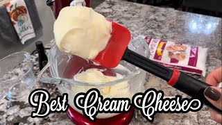 BEST Cream Cheese Frosting  How To Make Easy amp From Scratch [upl. by Ahseit21]