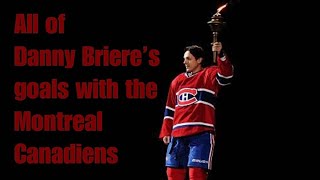 All of Danny Brieres goals with the Montreal Canadiens [upl. by Dorn256]