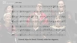 Giacomo CARISSIMI Plorate filii Israel Jephte  Partitura  Score [upl. by Ressler]