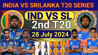 india vs srilanka 2nd t20 match 2024 [upl. by Manley58]