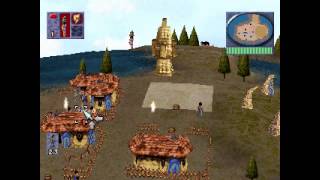 Populous The Beginning  PS1 Gameplay [upl. by Anayhd]