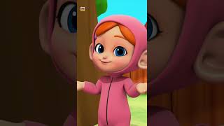 Los Cinco Monitos Rima Divertida Para Niños Pequeños ytshorts trending amigos funny cartoon [upl. by Aicrag67]