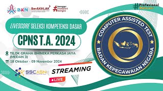 Livescore Seleksi Kompetensi Dasar CPNS 28 Oktober 2024 Sesi 1  Tilok Grha Bhineka Perkasa Jasa [upl. by Ahsiekam202]