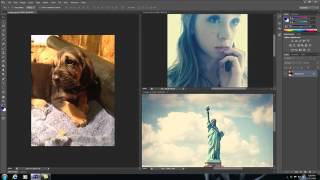 Photoshop Tutorial  9  Working with Multiple Documents [upl. by Besse]