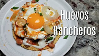 HUEVOS RANCHEROS  How To Make Huevos Rancheros EASY  Breakfast For Dinner Ideas [upl. by Ardith]