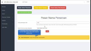 Tutorial Pesan Nama Online [upl. by Dulcia70]