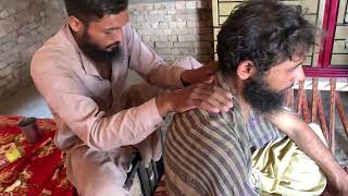 Relaxing head amp body massage by bengali street barber  RELAXING MASSAGE VIDEOBARBERS MASSAGE [upl. by Nissie]