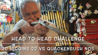 Head to head challenge JC Higgins 22 co2 12619310 vs 1905 Quackenbush no5 [upl. by Aja]