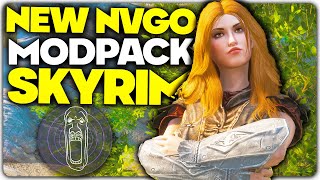 NEW Skyrim Modpack NVGO Next Generation Visual Overhaul  First Impressions [upl. by Irisa405]