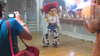 Toy Story Jesse dances at MNSSHP [upl. by Gaylor]