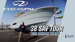 Regal 38 SAV Boat Tour with Anthony Falzone  Ultimate Luxury and Performance on the Water [upl. by Prospero811]