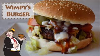 Wimpys Hamburger Recipe  Easy Cheesy [upl. by Mateo]