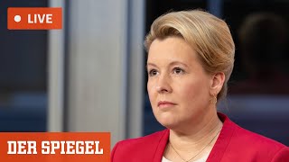 Livestream Was Franziska Giffey über ihre Wahlniederlage sagt [upl. by Nehttam]