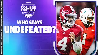 Will ANY CFB TEAM remain UNDEFEATED  College Football Enquirer [upl. by Anaitsirk]