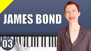 James Bond Theme 007  Piano Tutorial 3 [upl. by Dalli]