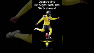 Deestroying ReSigns The SA Brahmas ufl brahmas sanantonio [upl. by Kiele]