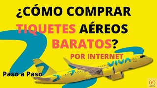 COMPRAR TIQUETES Aéreos BARATOS con VIVA AIR Paso a Paso online Ejemplo con vuelo a San Andrés [upl. by Heron331]