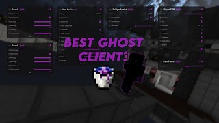 The NEW best ghost client for hypixel  drip lite review [upl. by Yslek]