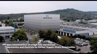 Körber brings Greiner BioOne’s intralogistics to a new level with highbay warehouse [upl. by Nylecaj]