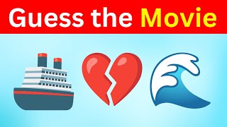 Guess the Movie by Emoji  Fun Emoji Quiz Challenge 🎬🍿 [upl. by Dyson]