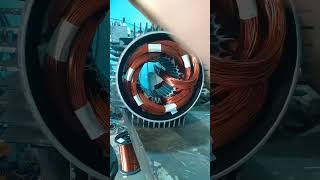 Motor coil winding  100 Hp 440 volt  Motor coil winding data viralvideo electrical [upl. by Daffy]