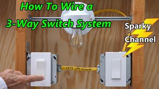 How To Wire a 3Way Switch System [upl. by Otrebogad486]