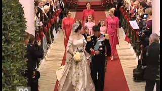 Frederik amp Marys Royal Wedding 2004 Departure from the Church [upl. by Maible676]