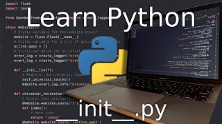 Intermediate Python Tutorial How to Use the initpy File [upl. by Canada130]