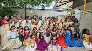 Onam Celebration of Gayathri Govinds®️ Takadhimi School Of Performing Arts dance dancestudio [upl. by Ailimat]