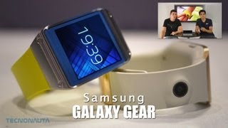 Galaxy Gear El reloj inteligente de Samsung Análisis características [upl. by Chirlin]