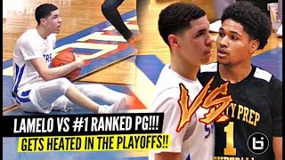 LaMelo Ball vs 1 RANKED PG GETS HEATED Melo Gets TESTED Spire ANOTHER FIGHT [upl. by Navonoj127]