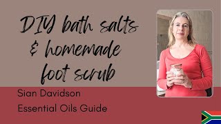 Easy DIY Epsom salt bath and foot scrub recipe [upl. by Nerot]