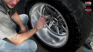 How to Sand and Polish Forged WheelRim on a Lifted Truck  Evans Detailing and Polishing [upl. by Katt]