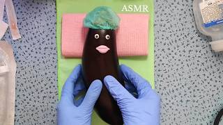 ASMR Eggplant Endoscopy  Removing Polyps From Stomach Realistic Surgery [upl. by Auroora]