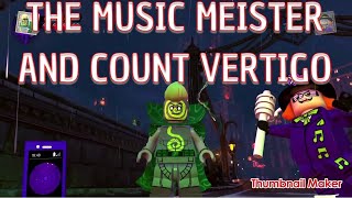 LEGO® DC SuperVillains Unlocking The Music Meister and Count Vertigo [upl. by Ahsemac]