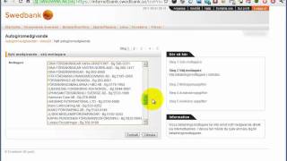 Anmäl autogiro med Swedbank [upl. by Milstone28]
