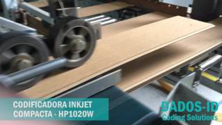 Codificadora inkjet DADOS ID HP1020W [upl. by Ecnarwal]