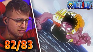 THIS IS BRUTAL One Piece Episode 8283 REACTION  REVIEW [upl. by Meehaf215]