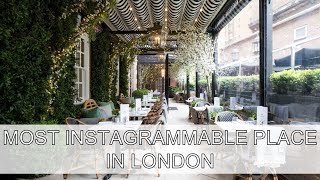 MOST INSTAGRAMMABLE PLACE IN LONDON  Dalloway Terrace [upl. by Nazler]