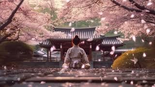 Japanese Cherry Blossom Meditation  Relaxing Music for Stress Relief and Deep Relaxation [upl. by Aislehc197]