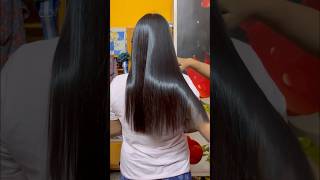 Hair Straighteningsmoothening treatment permanently full process  hairsmoothning shorts [upl. by Anedal417]