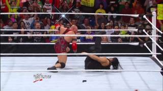 Ryback Randy Orton and Sheamus save 2013 WWE Hall of Fame Inductee Mick Foley from The Shield Raw [upl. by Ahcropal]