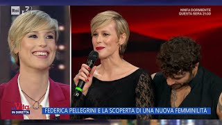 Federica Pellegrini quotSto riscoprendo la mia femminilitàquot  La Vita in diretta 29102024 [upl. by Eynobe]